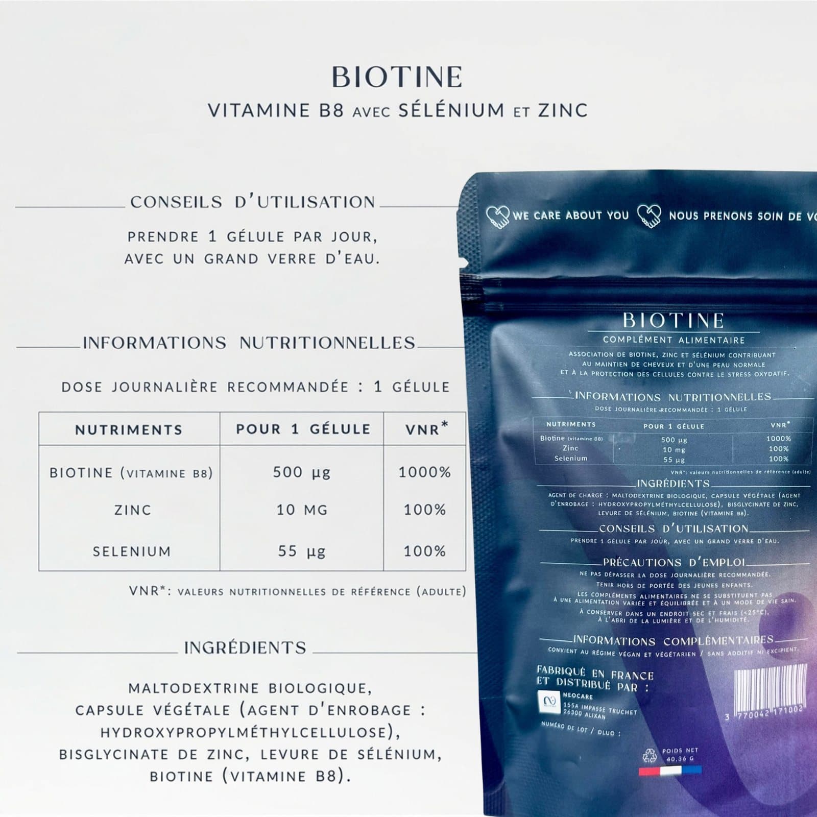 NeoCare Biotine — Composition